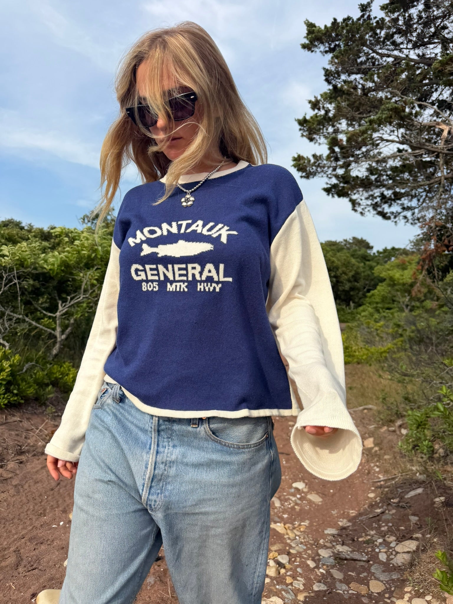 Long Sleeve Knit Ringer