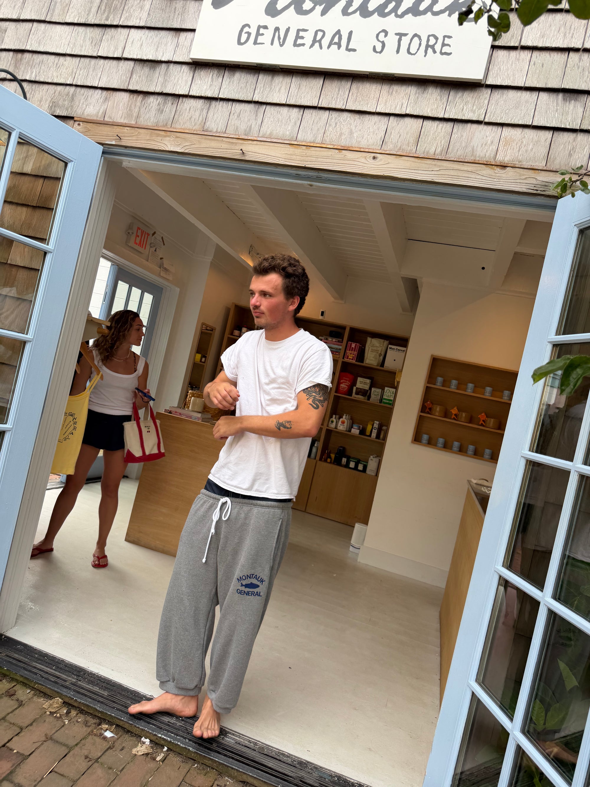 Grey Capri Sweatpants