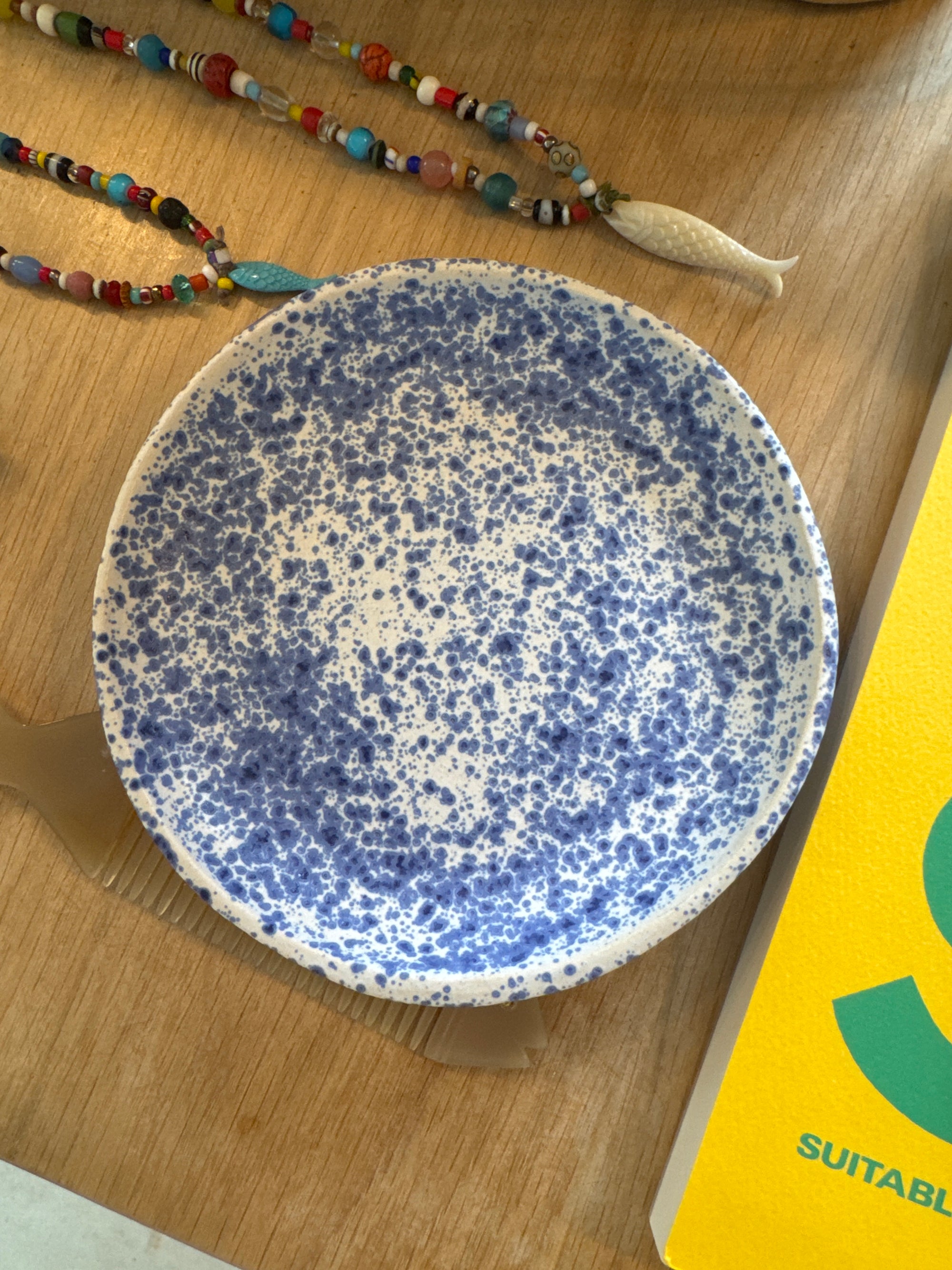 Casa Veronica Soledad Side Plate (Azul Salpicada)