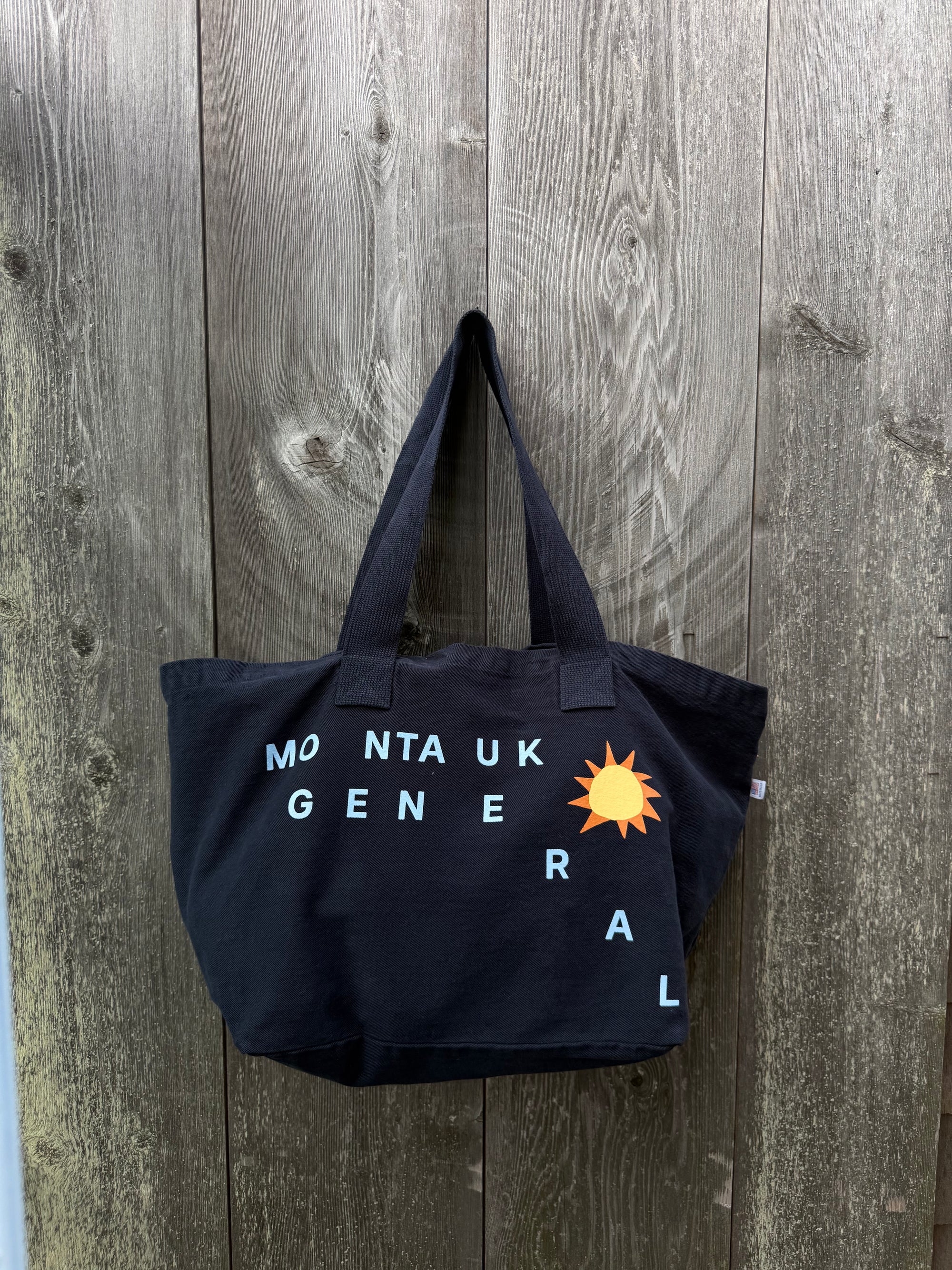 Navy Sun Tote