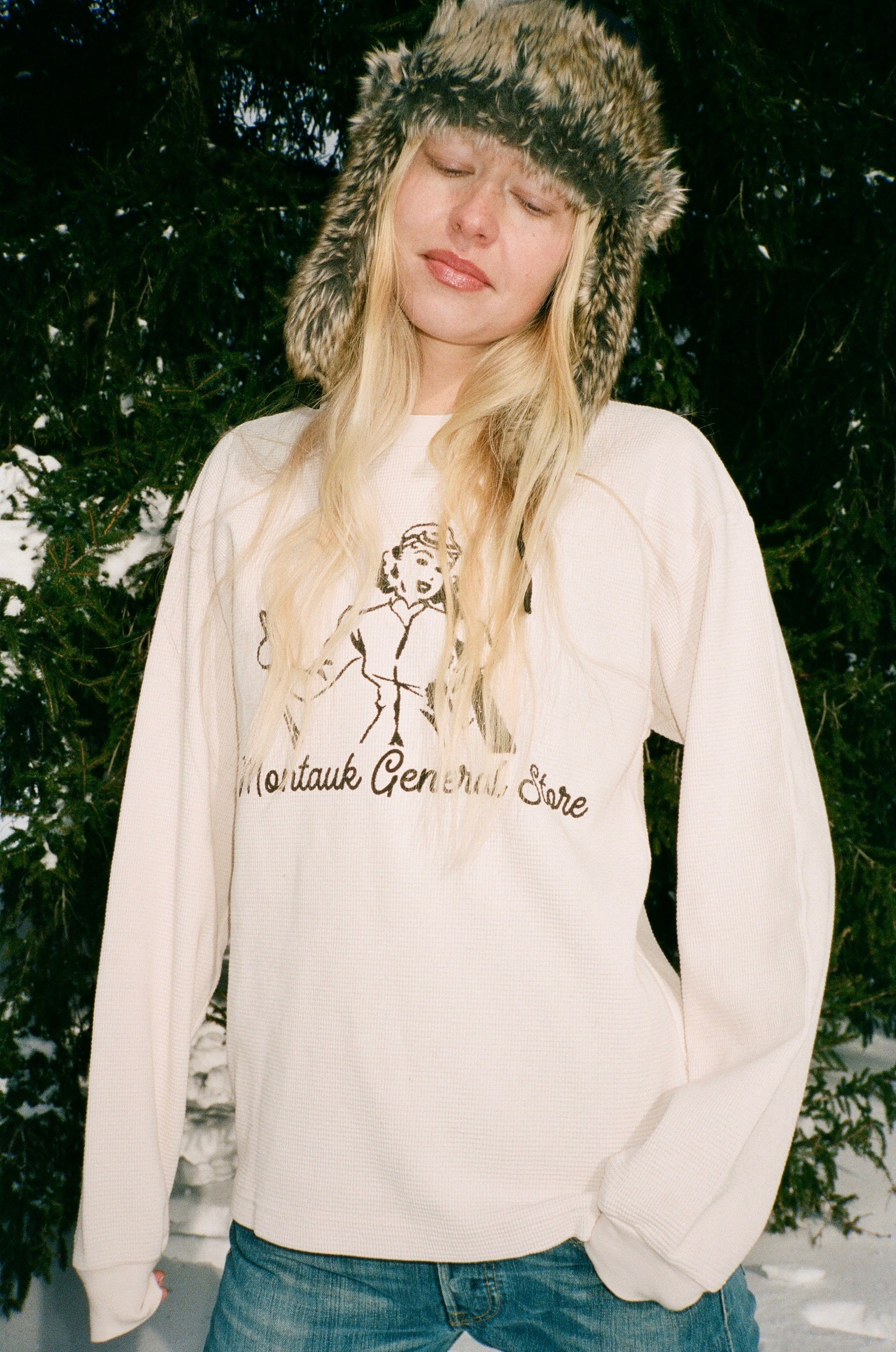 Vintage Ski Waffle
