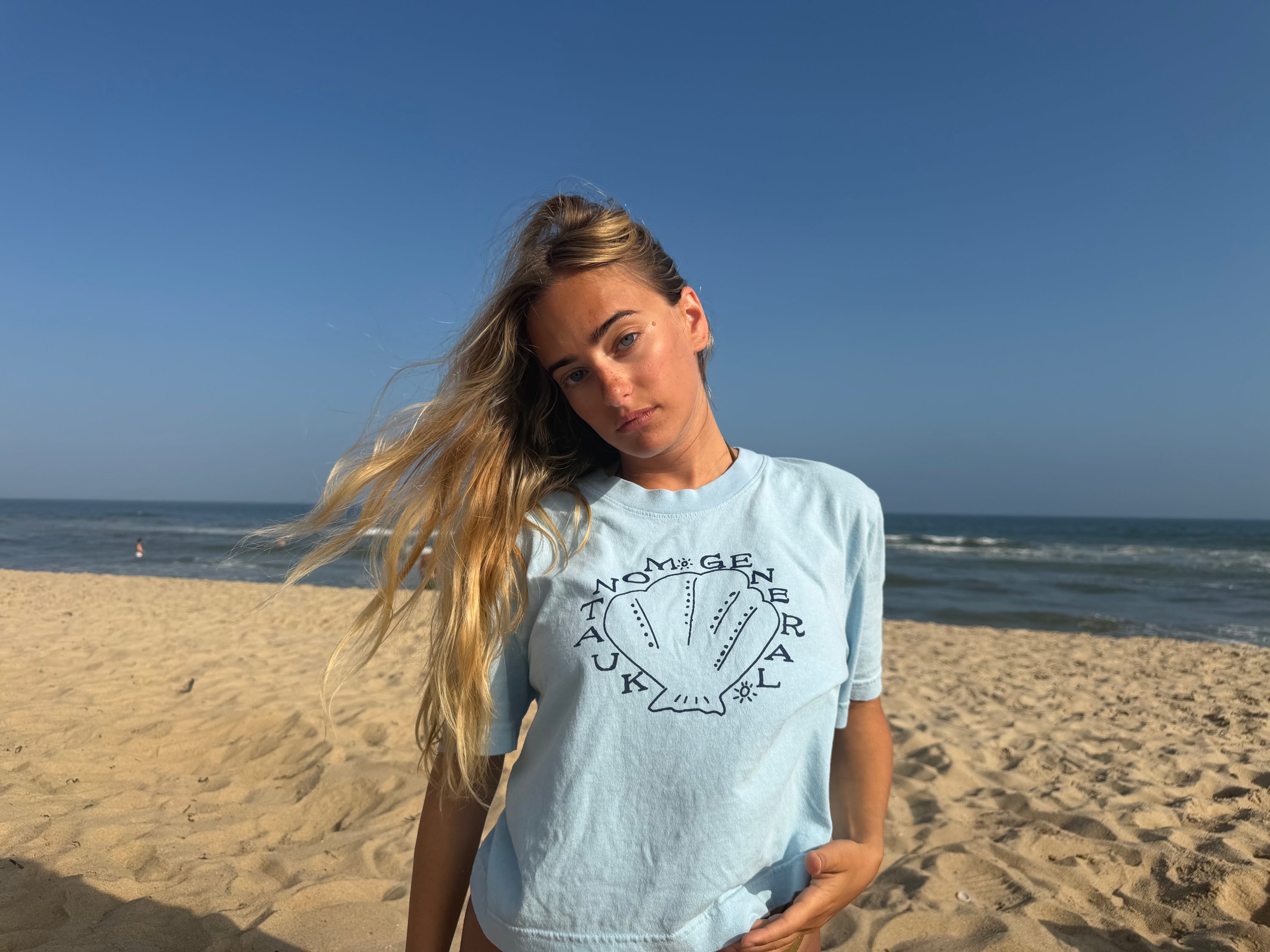 Blue Baby Shell Tee